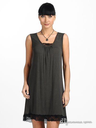 Платье Cristina Gavioli, цвет цвет темно-коричневый