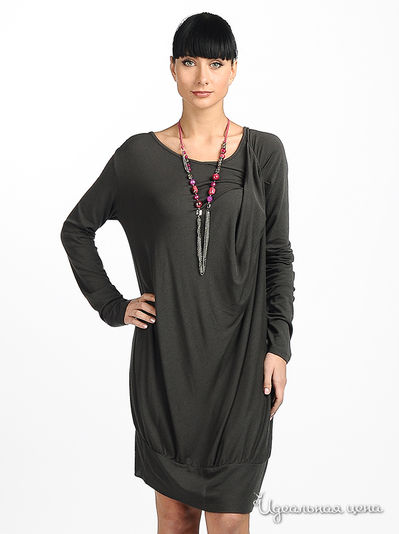 Платье Cristina Gavioli, цвет цвет темно-серый