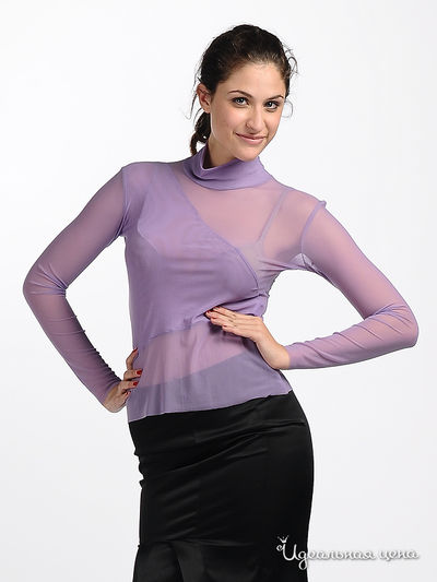 Водолазка Scapa&Mariline, цвет цвет сиреневый