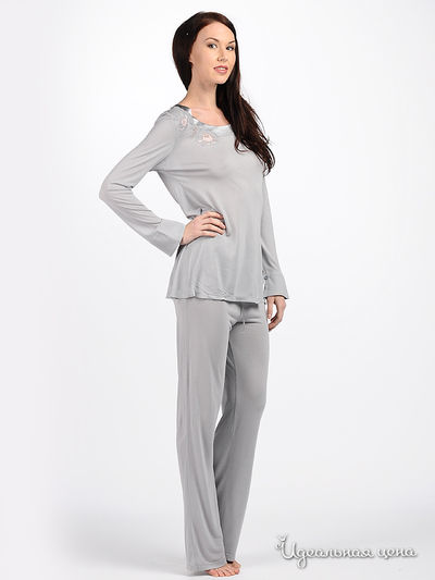 Пижама Charoi, цвет цвет серо-голубой