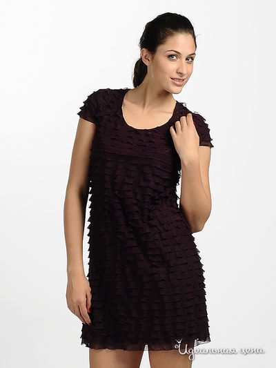 Платье Scapa&Mariline, цвет цвет бордовый