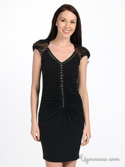 Платье Kate Cooper&Rouge, цвет цвет черный / бежевый