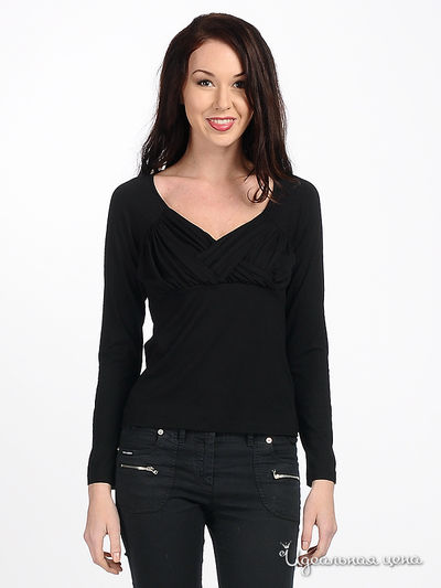 Блуза Kate Cooper&Rouge, цвет цвет черный