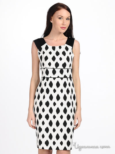 Платье Kate Cooper&Rouge, цвет цвет черный / белый