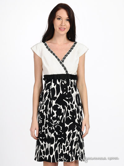 Платье Kate Cooper&Rouge, цвет цвет черный / белый