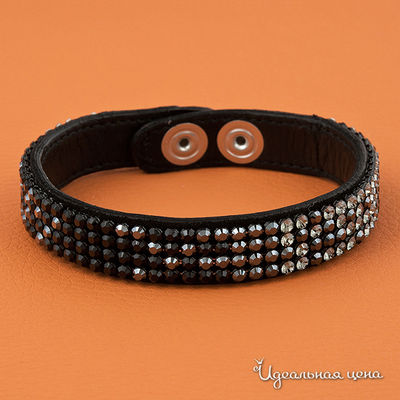 Браслет Crocus, цвет цвет черный / белый