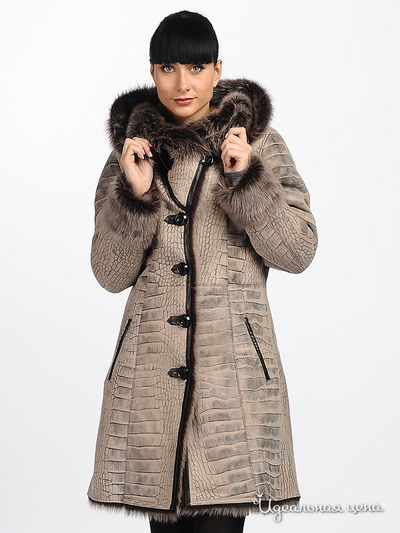 Дубленка Ivagio, цвет цвет бежевый