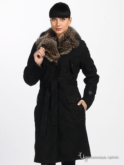 Дубленка Ivagio, цвет цвет черный