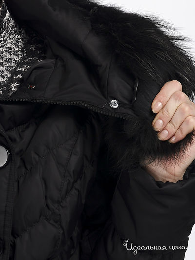 Полупальто пуховое Snowimage женское, цвет черный
