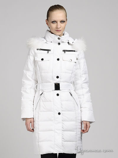 Пальто пуховое Snowimage женское, цвет белый