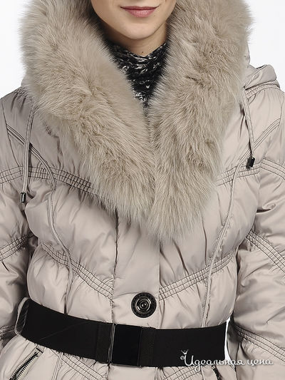 Пальто пуховое Snowimage женское, цвет бежевый