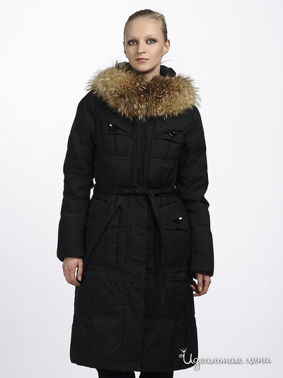 Пальто пуховое Snowimage женское, цвет черный