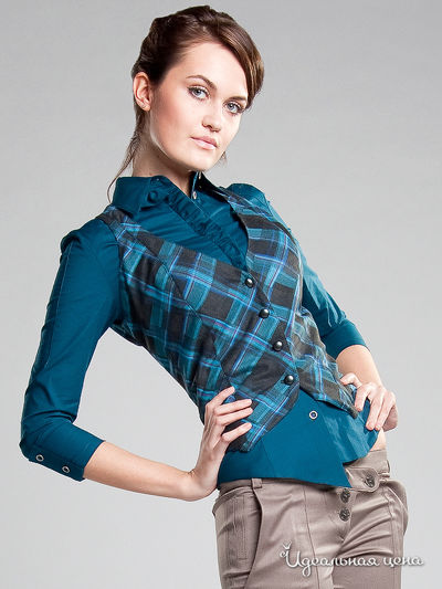 Жилет Gloss, цвет цвет синий / черный