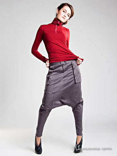 Брюки Gloss, цвет цвет темно-лиловый