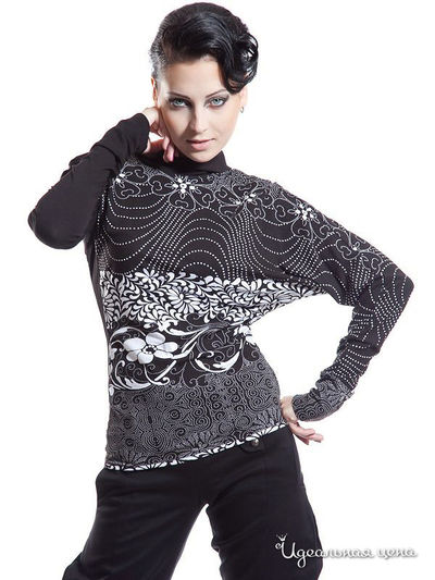 Блузка Gloss, цвет цвет черный