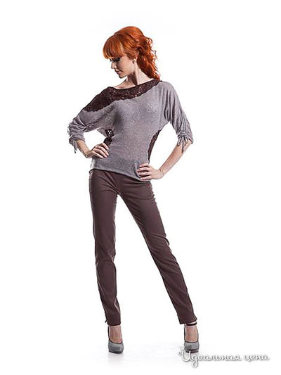 Брюки Gloss, цвет цвет коричневый