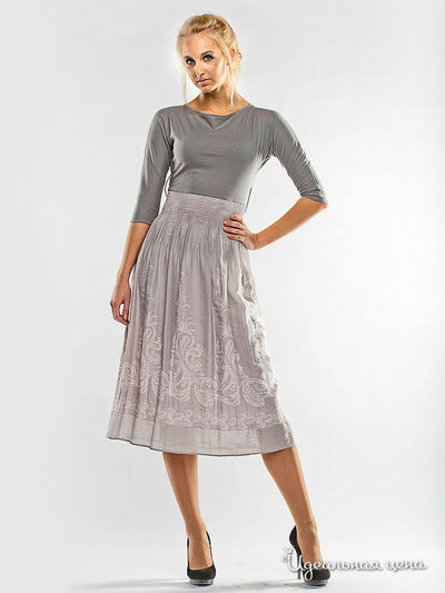 Платье Gloss, цвет цвет серый