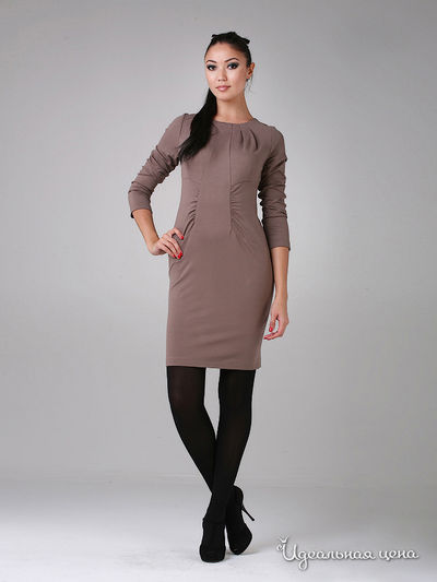 Платье Fleuretta, цвет цвет кофейный