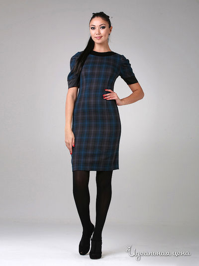 Платье Fleuretta, цвет цвет бирюзовый / серый