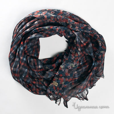 Палантин Laura Biagiotti шарфы, цвет цвет синий / оранжевый