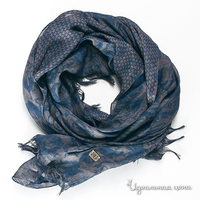 Палантин Laura Biagiotti шарфы, цвет цвет синий