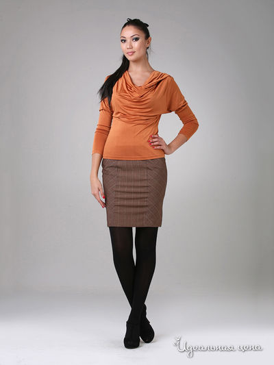 Блузка Fleuretta, цвет цвет оранжевый