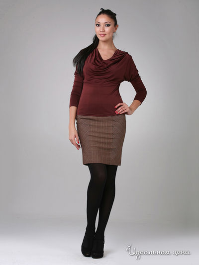 Блузка Fleuretta, цвет цвет вишневый