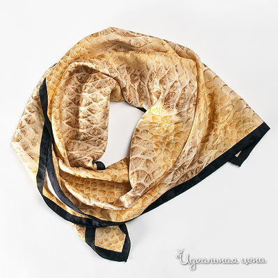 Платок Laura Biagiotti шарфы, цвет цвет черно-золотой