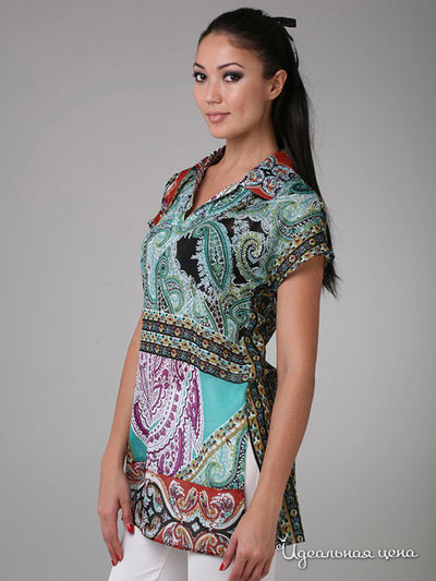 Туника Fleuretta, цвет цвет бирюзовый