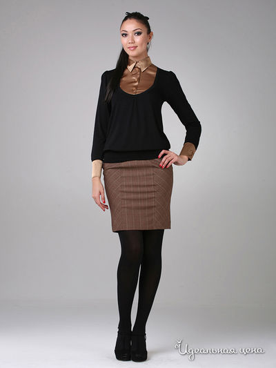 Блузка Fleuretta, цвет цвет черный