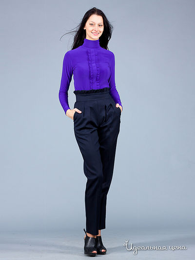 Брюки May Be, цвет цвет темно-синий