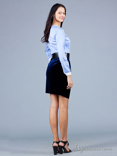 Юбка May Be, цвет цвет темно-синий