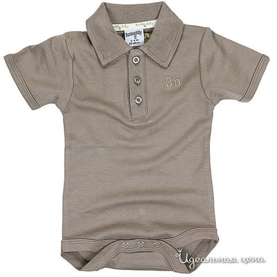 Боди-поло Bamboo baby, цвет цвет кофейный