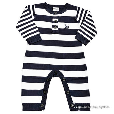 Комбинезон Bamboo baby, цвет цвет темно-синий / белый