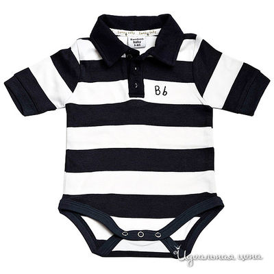 Боди Bamboo baby, цвет цвет темно-синий / белый