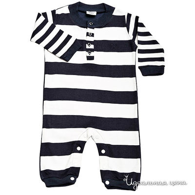 Комбинезон Bamboo baby, цвет цвет темно-синий / белый