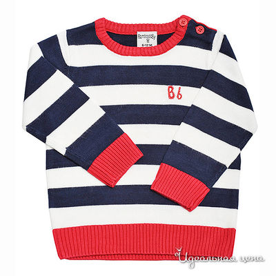 Джемпер Bamboo baby, цвет цвет темно-синий / красный / белый