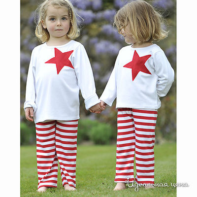 Брюки Bamboo baby, цвет цвет красный / белый