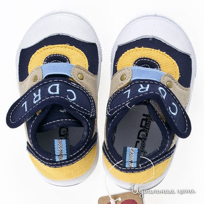 Кеды Coccodrillo, цвет цвет синий / желтый