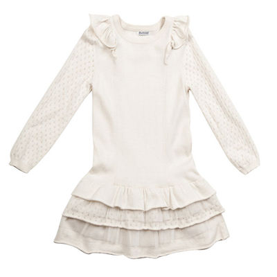 Платье Gulliver, цвет цвет молочный