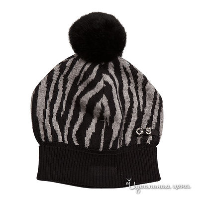 Шапка Gulliver, цвет цвет черный / серый