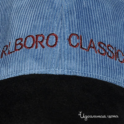 Бейсболка Marlboro Classics мужская, цвет голубой / темно-синий