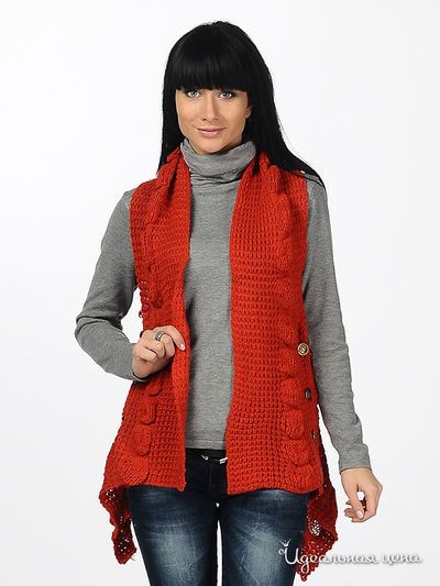 Жилет Турецкий шик, цвет цвет терракотовый