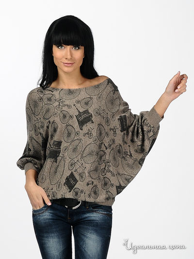 Джемпер Турецкий шик, цвет цвет коричневый