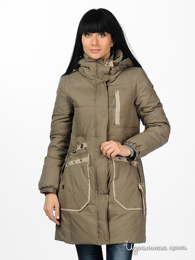 Пуховик Турецкий шик, цвет цвет серый