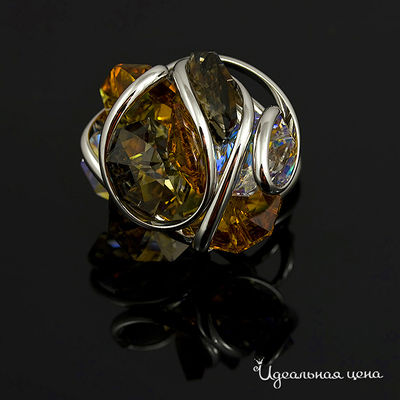 Кольцо Andrea Marazzini, цвет цвет топаз