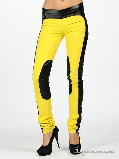 Брюки Maria Rybalchenko, цвет цвет желтый / черный