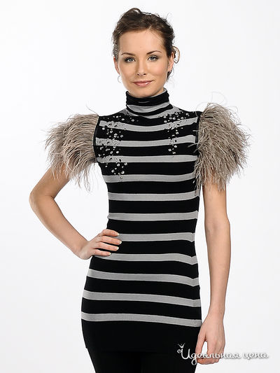 Платье Silvian Heach, цвет цвет черный / серый