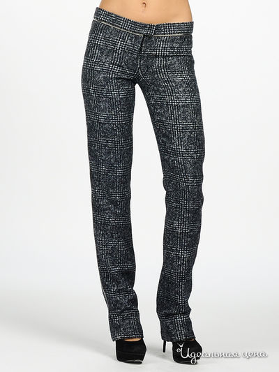 Брюки Maria Rybalchenko, цвет цвет серый / принт клетка