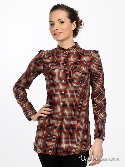 рубашка H.Eich, цвет цвет красный